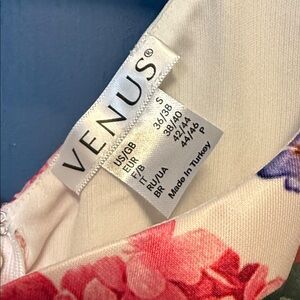 VENUS Women's Floral Dress- Pink and Purple